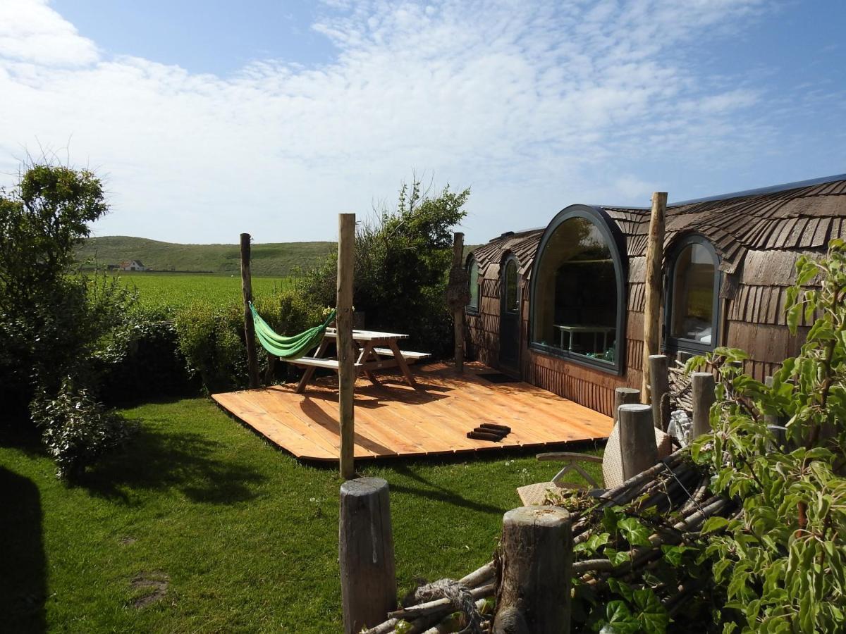 De Hut, In Natuurgebied En Vlakbij Het Strand 卡兰茨奥赫 外观 照片